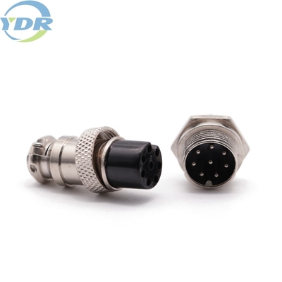 Metal Wire Harness Connectors , Circular M16 Gx16 Connector 4 Pin
