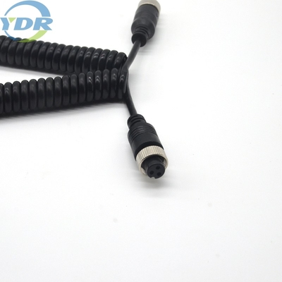 M12 Air Head Spring Flexible Electrical Wire 800mm For Medical Machinery